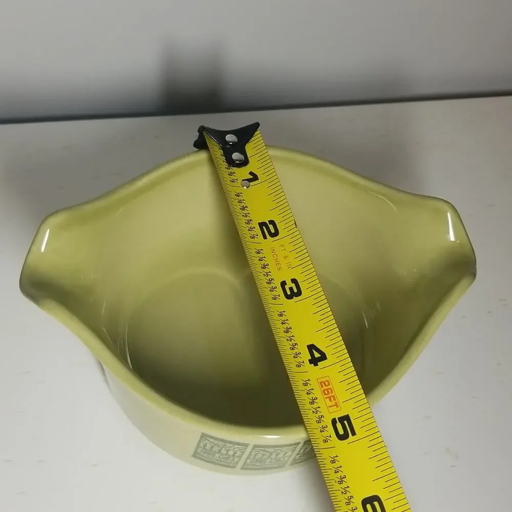 Vintage Green Gravy Boat